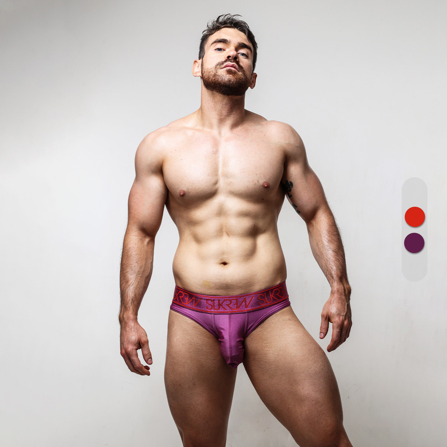 Sukrew 性感男士三角内裤高弹透气立体U凸囊带显大舒适柔软SFB-14