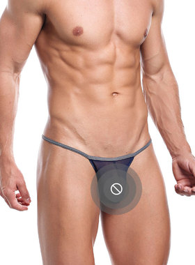 intymen性感男士三角内裤低腰纱网窄边透视高弹透气U凸囊袋SBI014