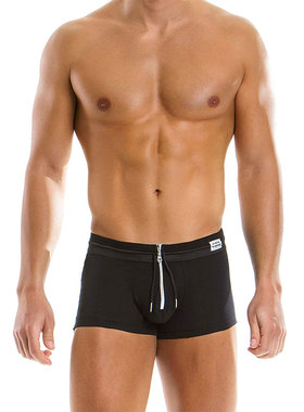 ModusVivendi 活动拉链性感男士平角内裤棉系绳U凸囊袋时尚 02922