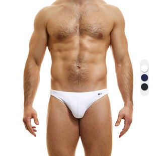 Vivendi 立体舒适 男士 螺纹棉高弹透气修身 04016 三角内裤 Modus