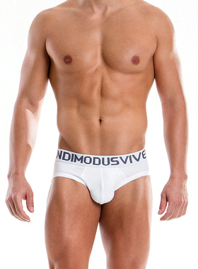 Modus Vivendi 男士三角内裤 棉高弹透气柔软立体囊袋 18511