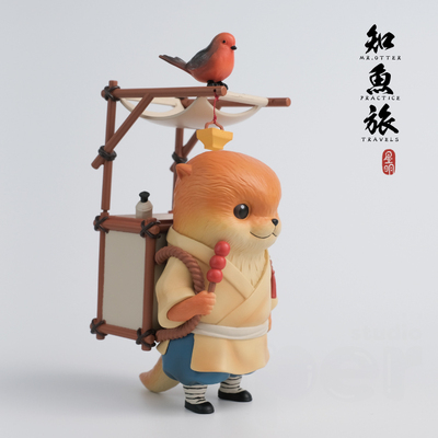 工作室水獭模型礼物手办
