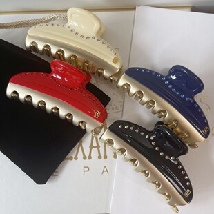 ALEXANDRE DE PARIS巴黎亚历山大7.5cm中号旺多姆抓夹发饰鲨鱼夹