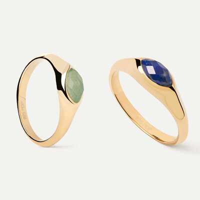 青金石西班牙戒指气质