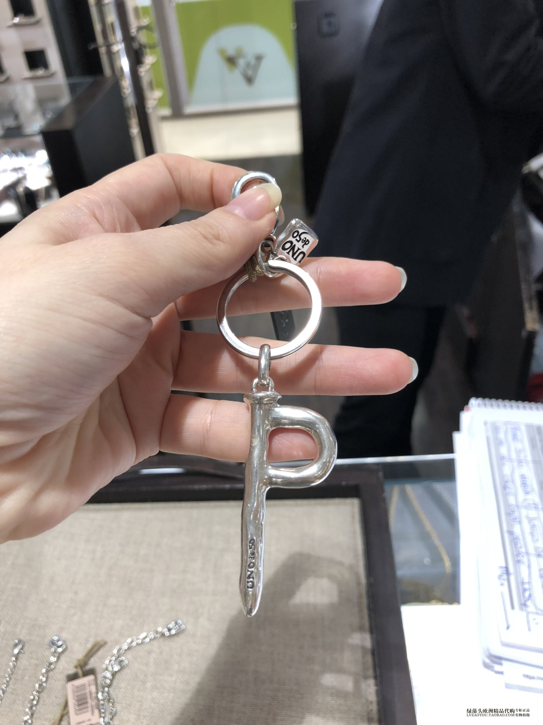 Spain Pure hand tide brand UNO DE 50 Personalized Couple DIY Custom 26 english Letters keyin the Festive supplies/Gift , Gift ideas , Keychain  category - from Buy2taobao.com to provide professional Taobao agent buy service