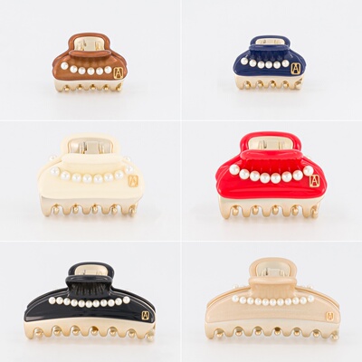 巴黎亚历山大抓夹高级感发夹