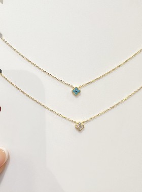 agatha好运四叶草项链高级感