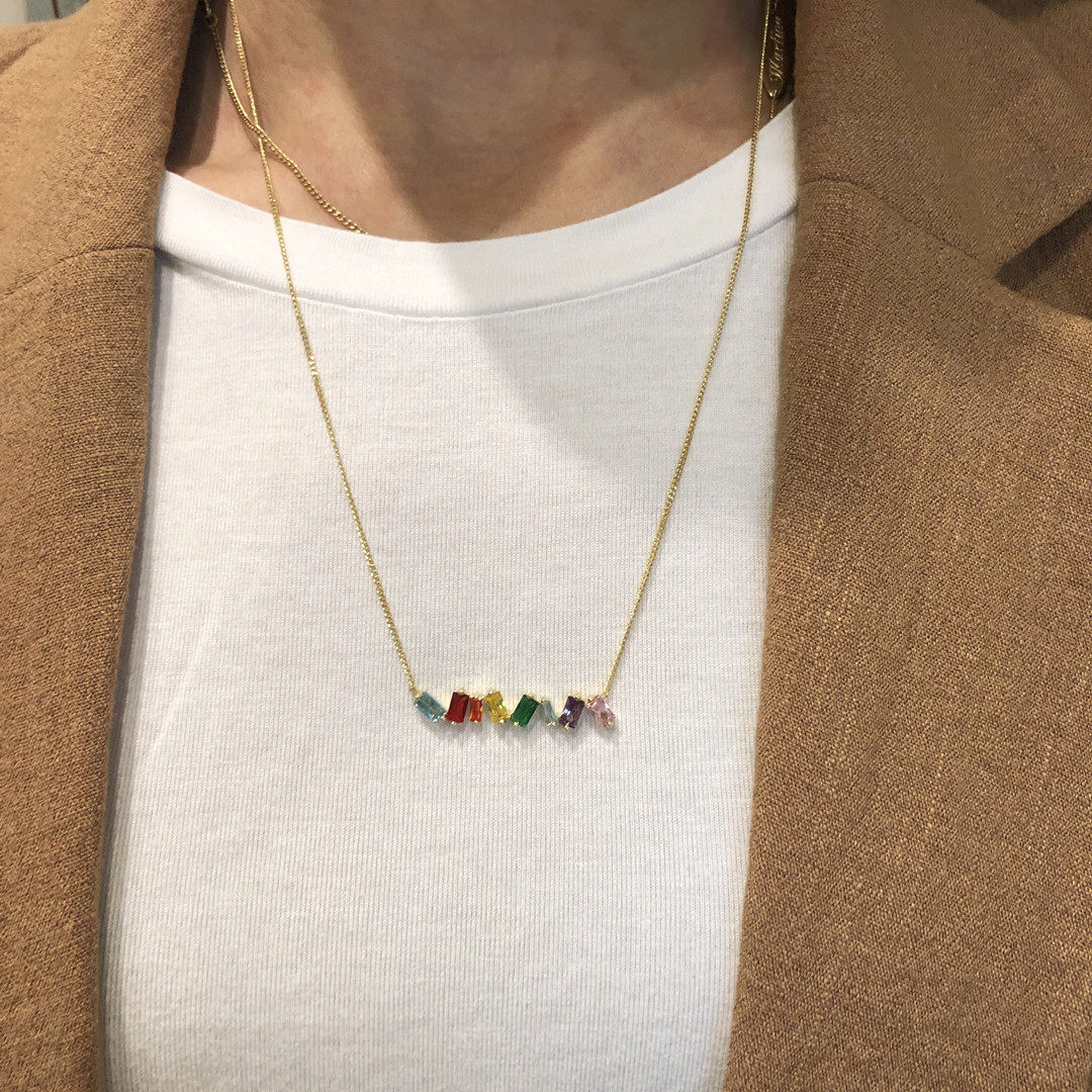 欧洲小众时尚潮牌pg女ins项链