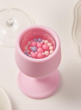 杯子手摇铃0-3岁婴幼儿抓握玩具触觉声音互动玩具满月礼物高脚杯