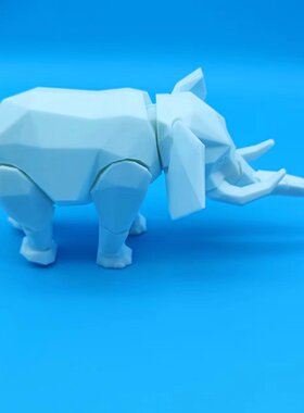 3D打印可动关节大象白象小象灰象