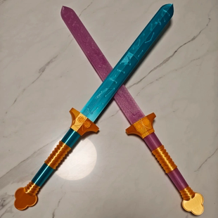 跨境新款Rumi's Four Tiger Sword鲁米四虎剑KPOP恶魔猎手道具剑