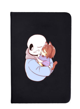 Undertale传说之下本子个性创意学生笔记本黑色磨砂日记本练习本