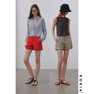 KOKIA低腰云雾天丝棉短裤