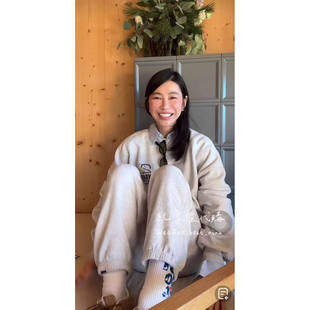 20周年圆领大廓形卫衣卫裤 Vintage 纪掌柜 American 国现sasa同款