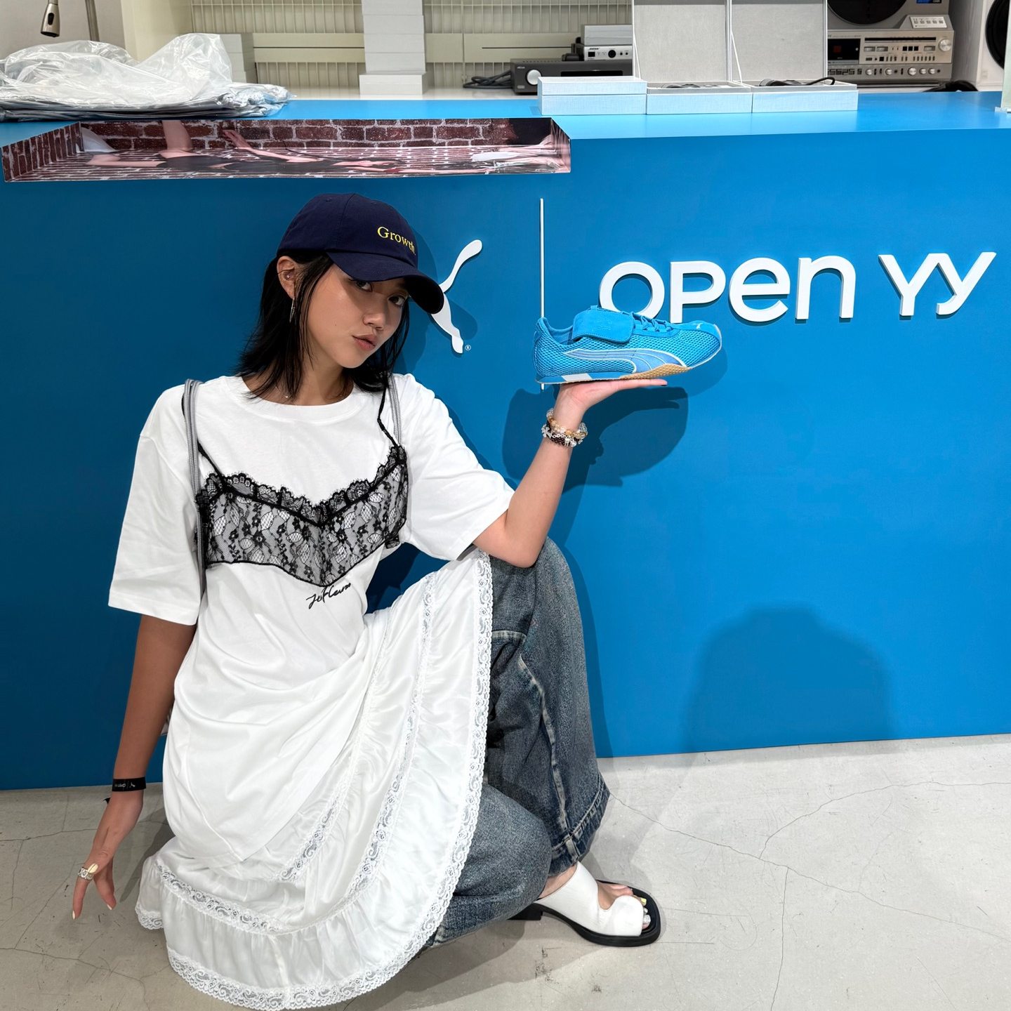 JAC FLEURANT 2025春夏新品白色拼接蕾丝边全棉宽松短袖时尚百搭