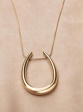 美式大U型项链网红爆款