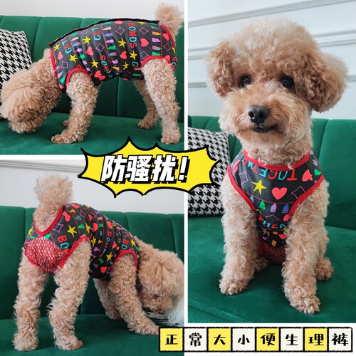 狗生理衣服月经姨妈裤泰旺防骚扰