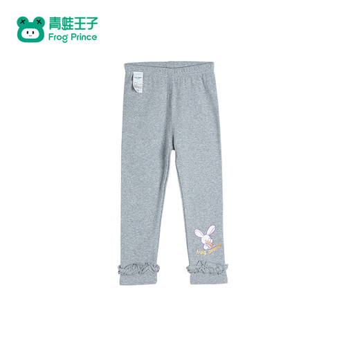 青蛙王子童装女童小童打底裤春秋装宝宝舒适弹力紧身裤可外穿长裤