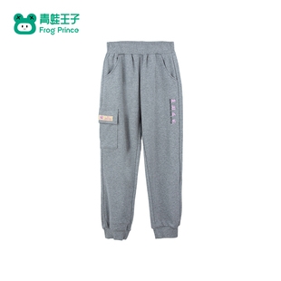 大童裤 子秋季 新款 青蛙王子童装 休闲裤 春秋款 女孩运动裤 女童长裤