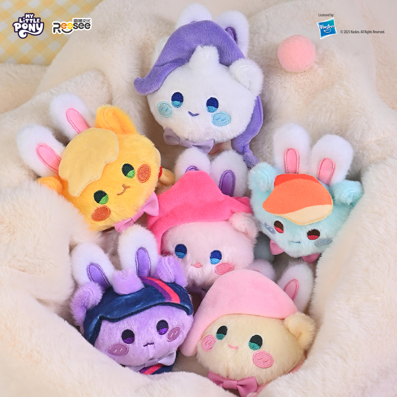 小马宝莉兔耳丸子磁吸毛绒挂件