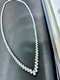 中万捡漏10克拉天然钻石项链38克重工Pt铂金镶嵌天然钻石10.8克拉