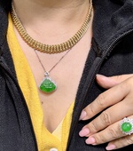 1xxx克价收藏级艺术品珠宝意大利18K黄金宽版 乌努埃尔 正品 金项链