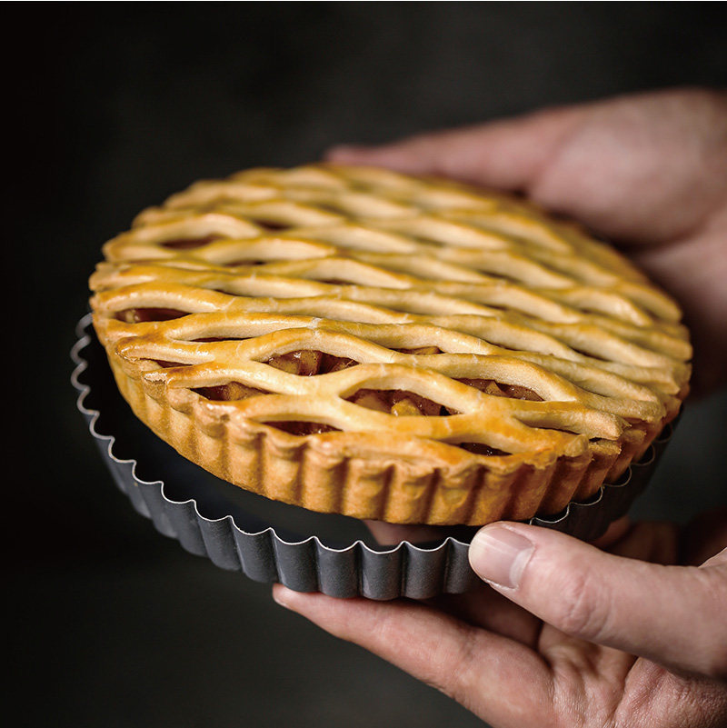 花边活底不沾模具法式披萨盘派盘