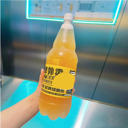 啤酒瓶加厚塑料瓶家用外卖飞马