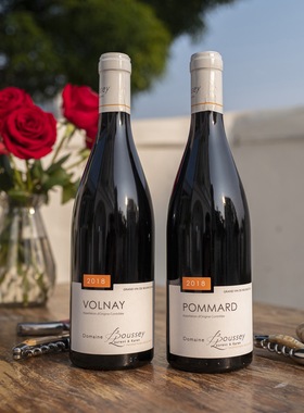 原瓶进口法国勃艮第Pommard/Volnay AOC黑皮诺干红葡萄酒2018行货
