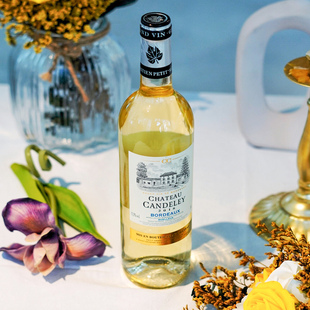 直采 法国波尔多原瓶进口赛美蓉半甜葡萄酒2018 花蜜香甜杏子木