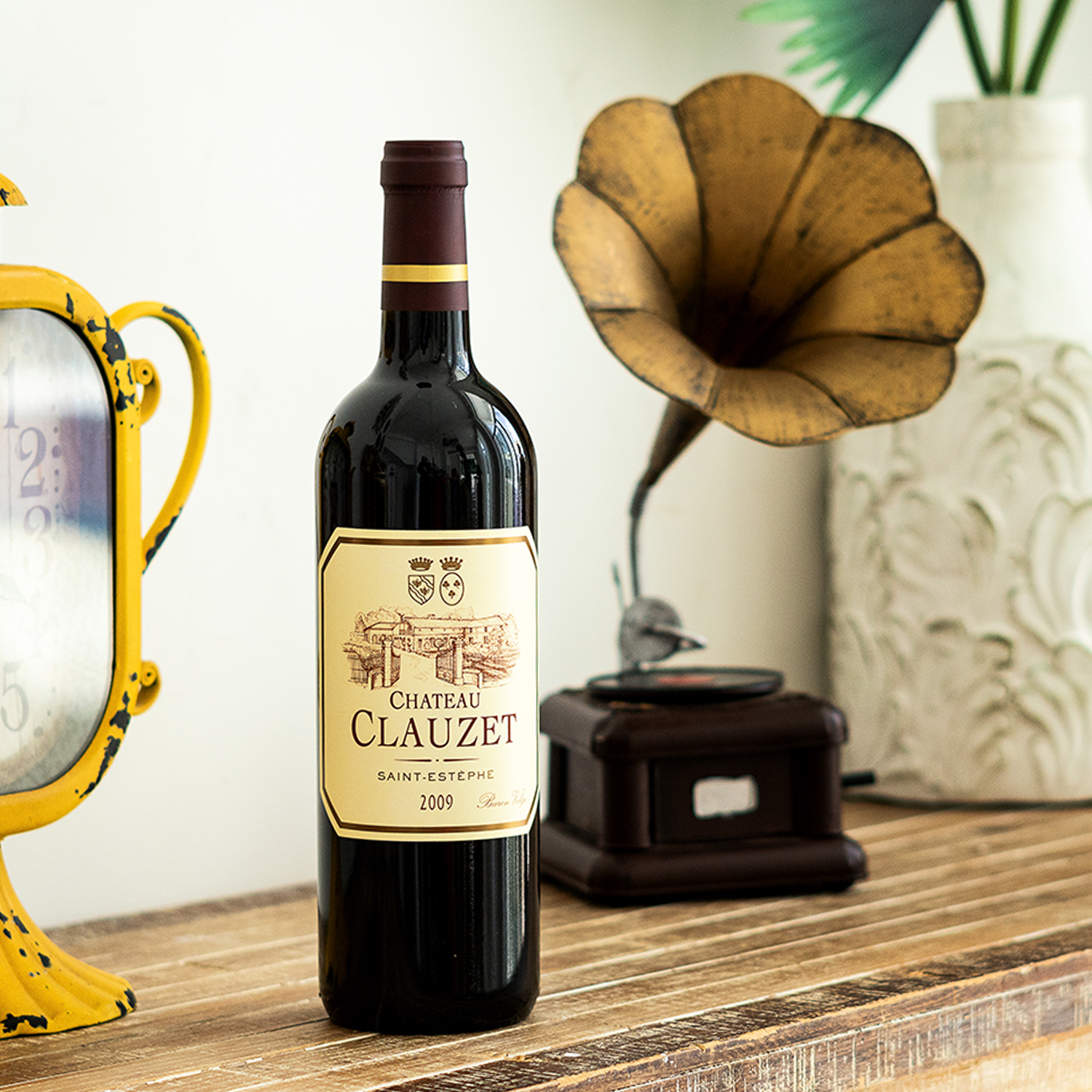 2009法国原瓶进口波尔多圣埃斯泰夫chateau clauzet中级庄AOC红酒
