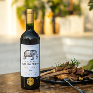 荣誉拿到手软 自主原瓶进口90%梅洛14度法国波尔多AOC红酒葡萄酒