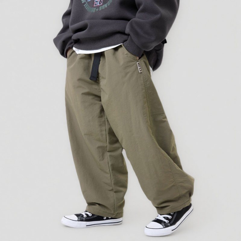 ALBKIDS童装男童加绒休闲香蕉裤2025秋冬新款加绒防风山系工装裤,童装/婴儿装/亲子装,裤子,淘宝优惠券,粉丝福利购,淘宝优惠卷