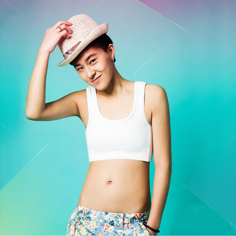 束胸Esha夏日弹性侧边无缝束胸