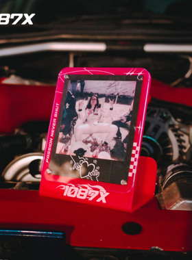 1087X宝丽来立式亚克力相框明信片收藏拍立得相机配件相汽车摆件