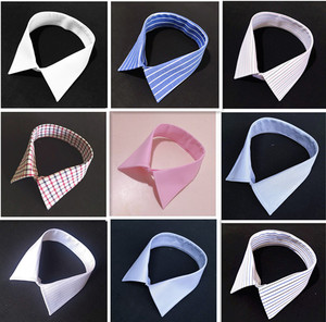 单独衬衫领子衣服修补白衬衫领子男士衬衣更换单领子