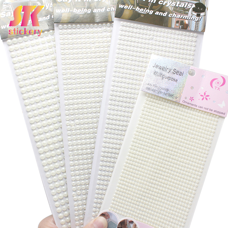 化妆舞台表演贴纸卡通钻石珍珠