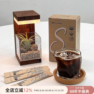不节食降ti旨 韩国直邮PRUMWELLNESS速溶美式低卡无糖咖啡组碳水