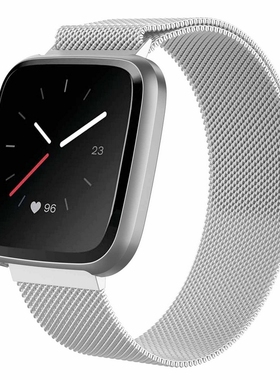 fitbit Versa Lite米兰尼斯表带versa1/2代智能磁吸金属回环腕带