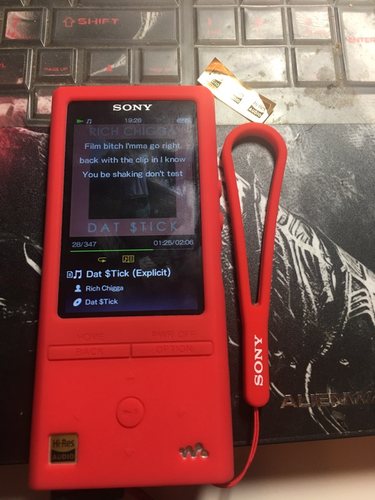 适用sony索尼nw-zx100送膜硅胶套