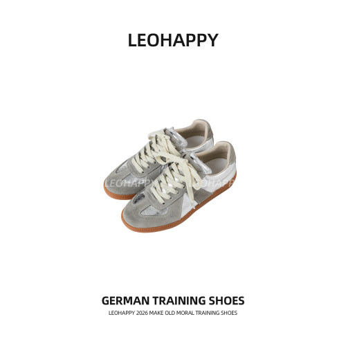 LEOHAPPY女童德训鞋春夏新款儿童休闲鞋做旧大童运动鞋