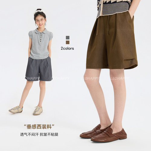 女童短裤外穿儿童西裤百搭休闲裤