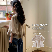 娃娃衫 leobaby女童衬衫 儿童连衣裙夏季 法式 中大童公主裙子 春秋款