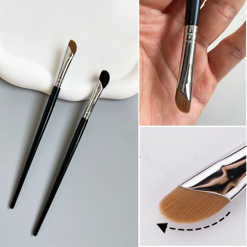 镰刀眼线刷刀锋斜角化妆刷