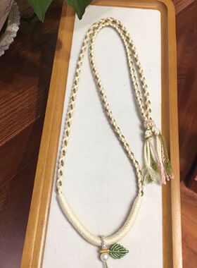 藏式棉绳多巴胺可调节蜜蜡唐卡玉石翡翠吊坠项链绳男女挂件民族风