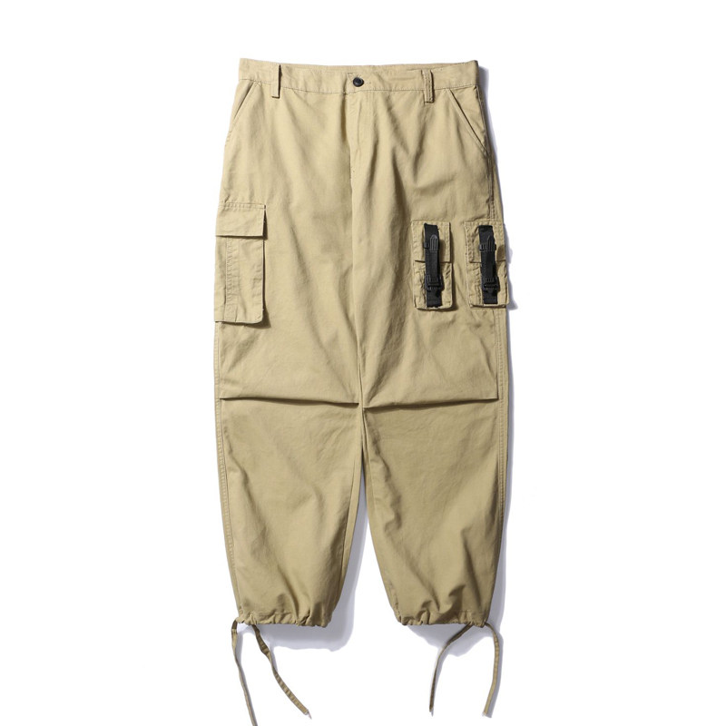 Ami Khaki Metrosexual street Tooling wind Buckle Multiple pockets Function trousers Hong Kong flavor Retro Beam feet Bukuin the Men's clothing, Casual pants  category - from Buy2taobao.com to provide professional Taobao agent buy service