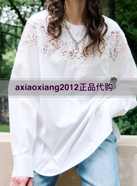 MEFOREVER真我永恒2025秋装套头圆领镂空衬衣2533B52054吊999