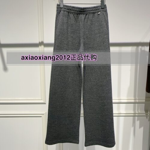 真我永恒2025冬装新款羊毛厚款直筒裤2543C15078吊牌1199
