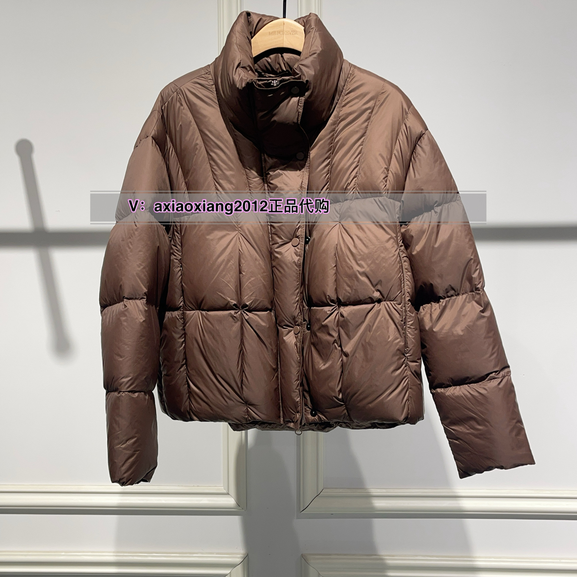 真我永恒2024冬季新品女士短款羽绒服2443A71115正品吊1999