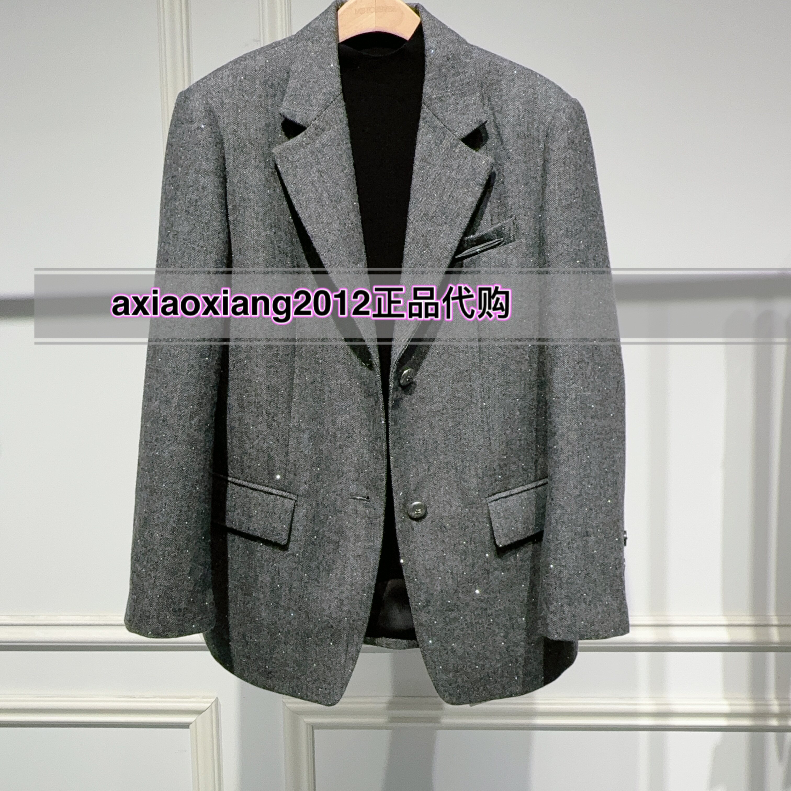 真我永恒2025冬装新款西装外套2541A22014吊牌1599